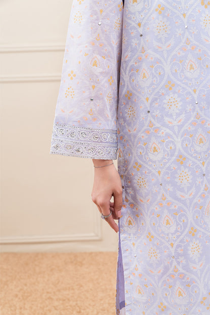 PRINTED PAPER COTTON SHIRT (PRET)