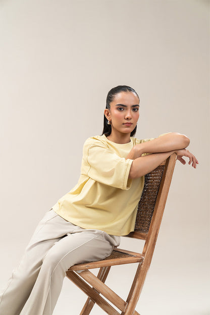 RIB CUFF T-SHIRT