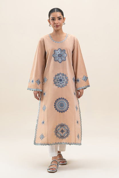 EMBROIDERED CHAMBRAY SHIRT (PRET)