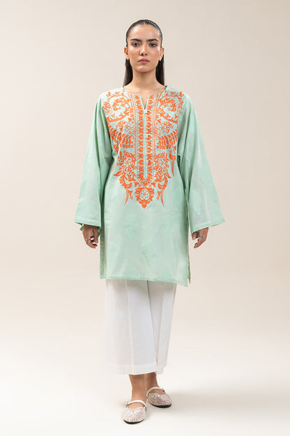 EMBROIDERED BROCHIA SHIRT (PRET)