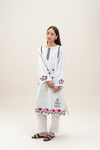 2 PIECE EMBROIDERED LAWN SUIT (PRET)