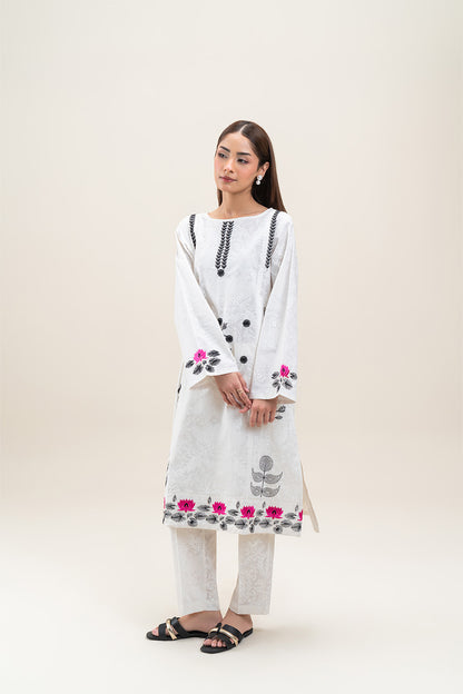 EMBROIDERED LAWN SHIRT (PRET)
