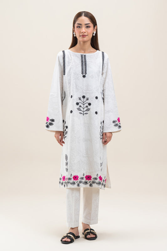 EMBROIDERED LAWN SHIRT (PRET)