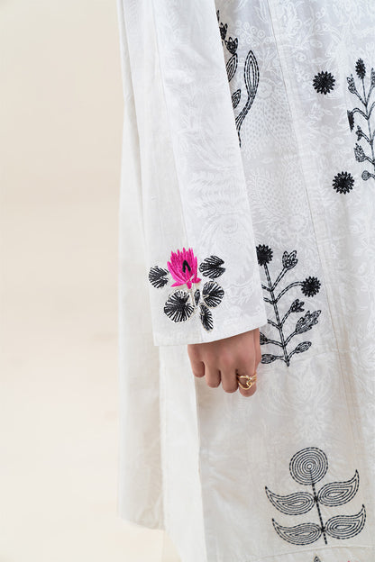 EMBROIDERED LAWN SHIRT (PRET)