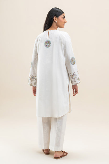 2 PIECE EMBROIDERED LAWN SUIT (PRET)