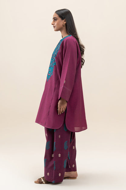 EMBROIDERED CHAMBRAY SHIRT (PRET)