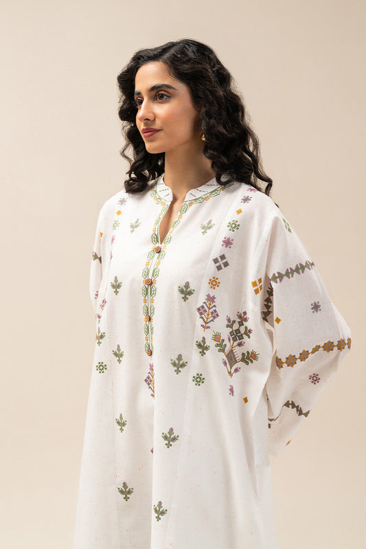 EMBROIDERED MULTI NEPS SHIRT (PRET)