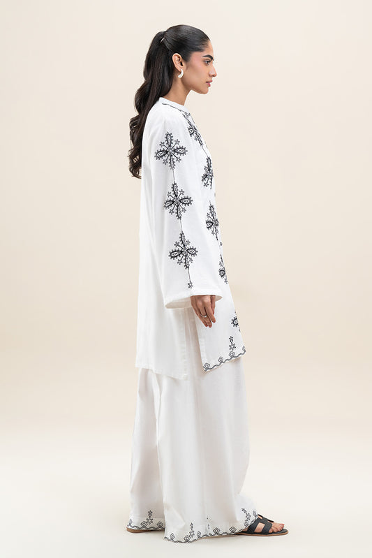 EMBROIDERED KARANDI SHIRT (PRET)