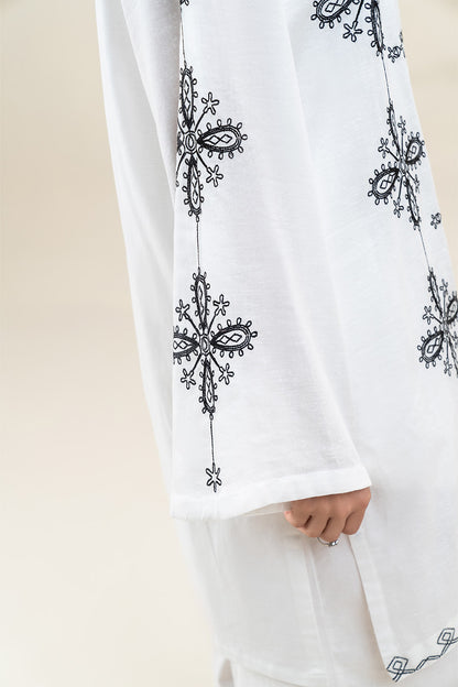 EMBROIDERED KARANDI SHIRT (PRET)