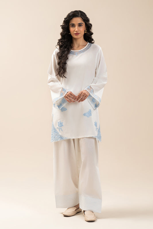 EMBROIDERED KARANDI TWIL SHIRT (PRET)