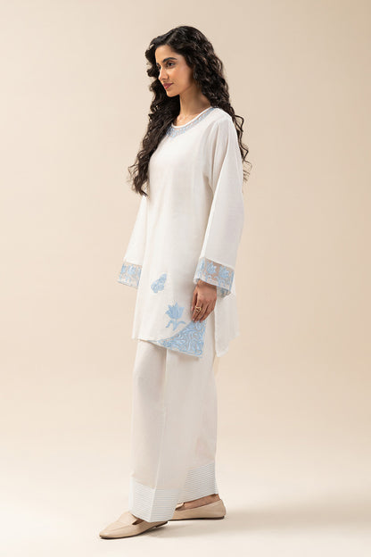 EMBROIDERED KARANDI TWIL SHIRT (PRET)