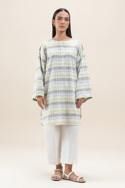 EMBROIDERED YARN DYED SHIRT (PRET)