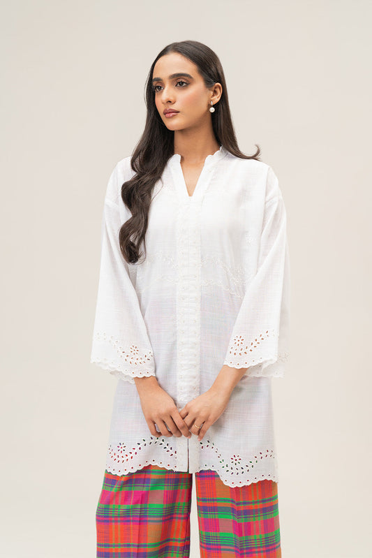 2 PIECE EMBROIDERED TWO WAY SLUB SUIT (PRET)
