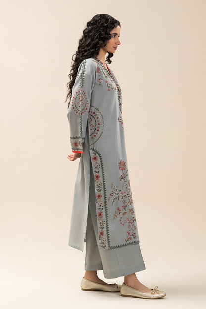 2 PIECE EMBROIDERED NEON NEPS SUIT (PRET)