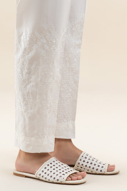EMBROIDERED STRAIGHT PANTS