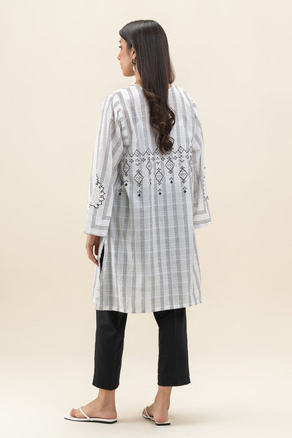 EMBROIDERED YARN DYED SHIRT (PRET)