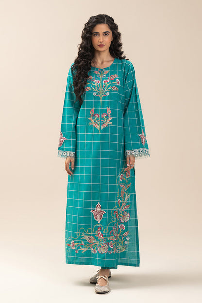 2 PIECE EMBROIDERED YARN DYED SUIT (PRET)