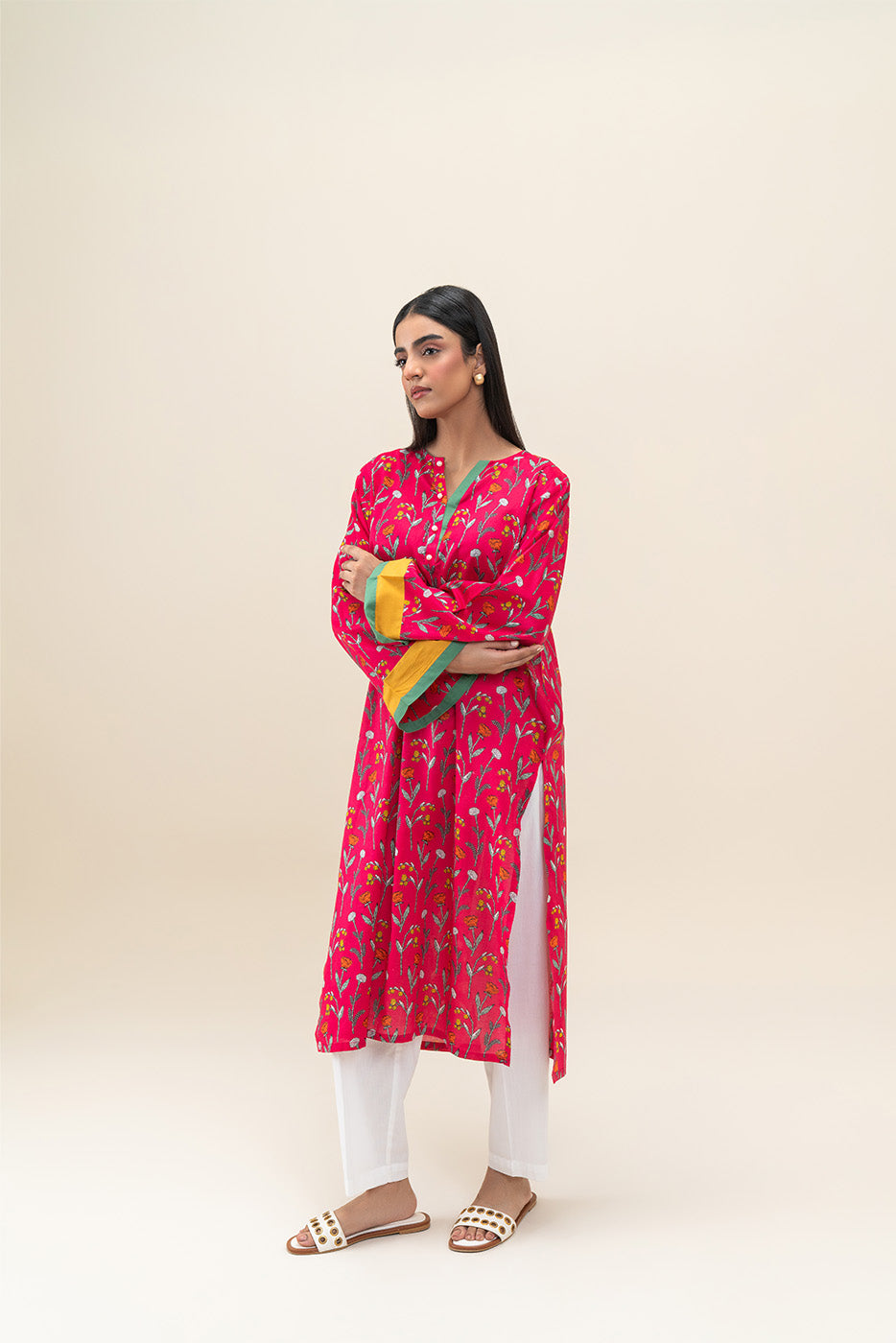 PRINTED LAWN SHIRT (PRET)