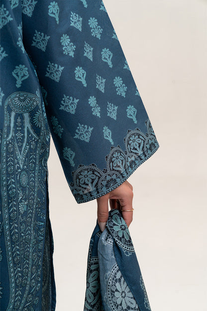 3 PIECE PRINTED LAWN SUIT-MIDNIGHT MUSK (UNSTITCHED)