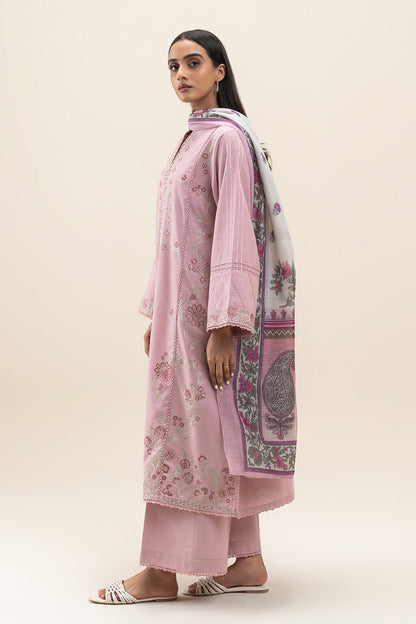 3 PIECE EMBROIDERED LAWN SUIT-DUSK GLAM (UNSTITCHED)