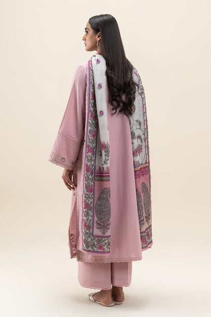 3 PIECE EMBROIDERED LAWN SUIT-DUSK GLAM (UNSTITCHED)