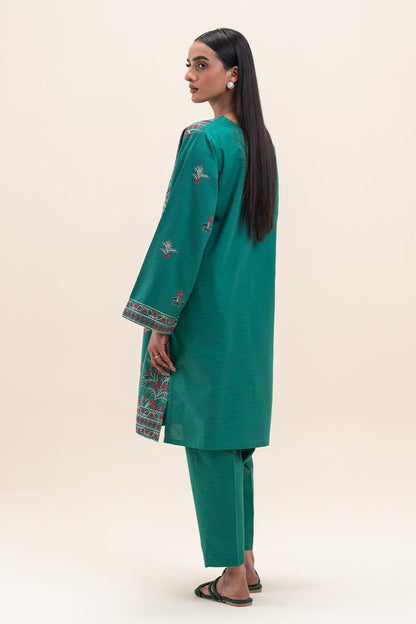 EMBROIDERED KHADDAR SHIRT (PRET)