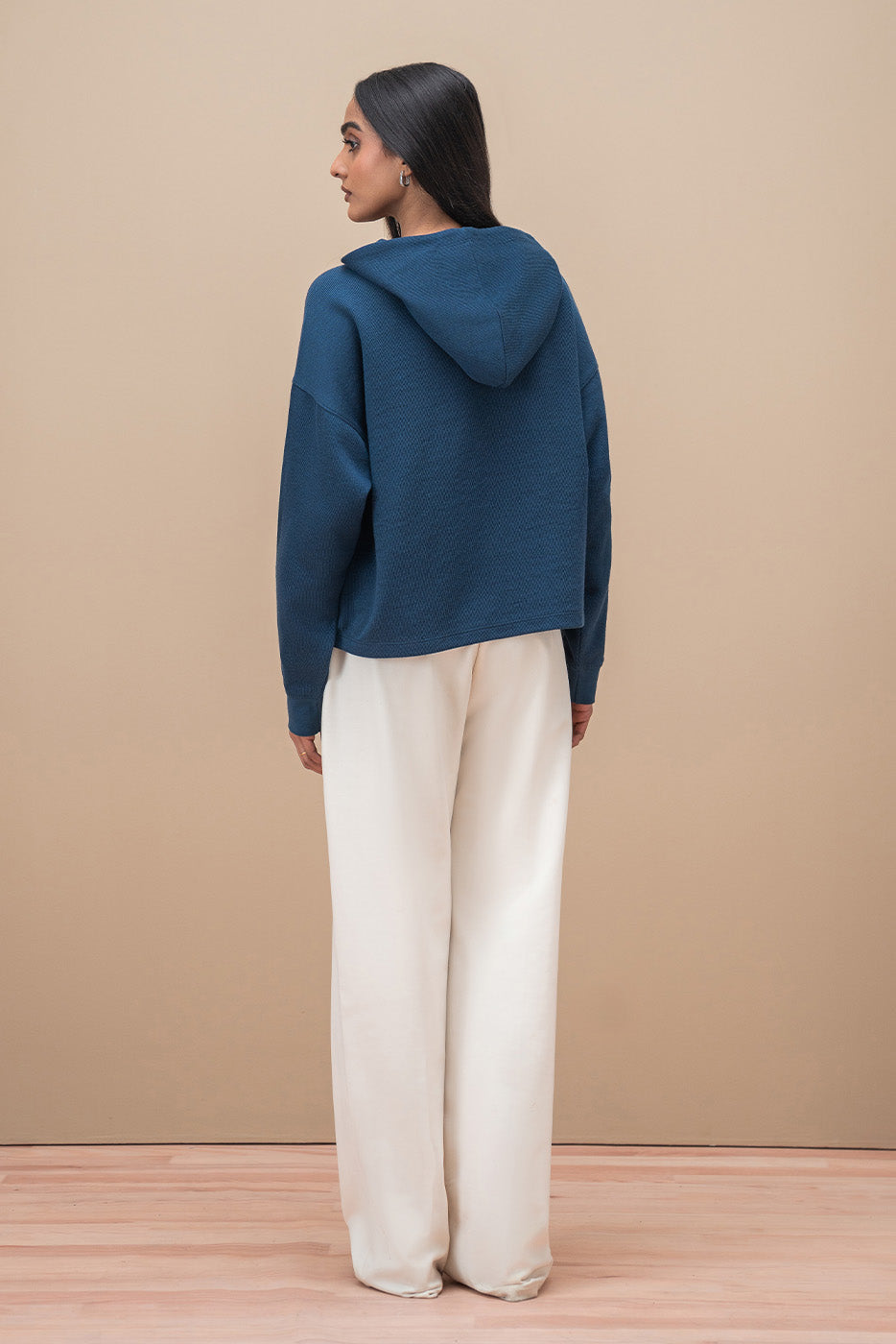 TEXTURED HOODIE