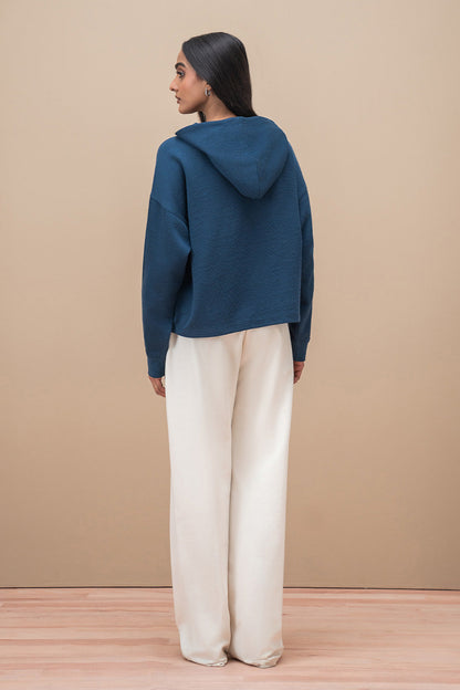 TEXTURED HOODIE