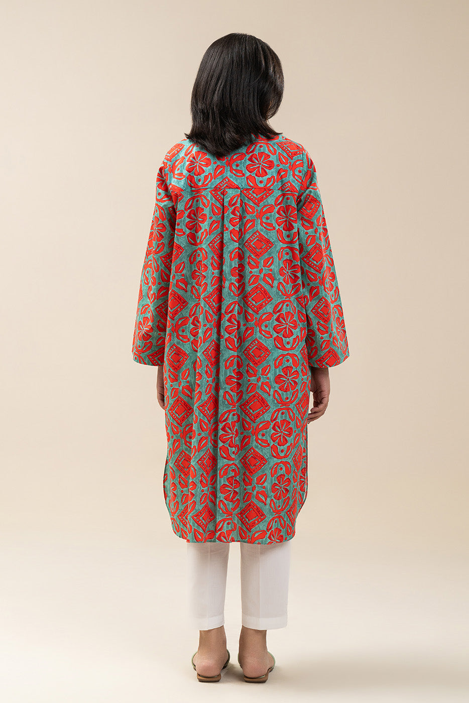 PRINTED CAMBRIC SHIRT (PRET)
