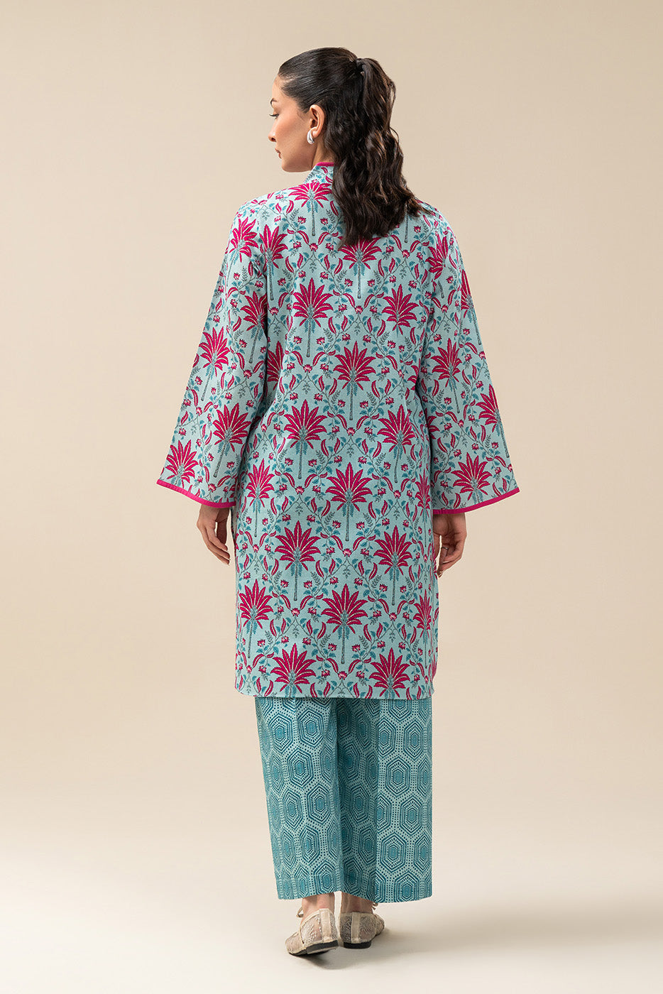PRINTED KHADDAR SHIRT (PRET)