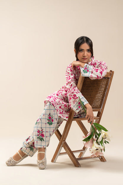 PRINTED KHADDAR SHIRT (PRET)