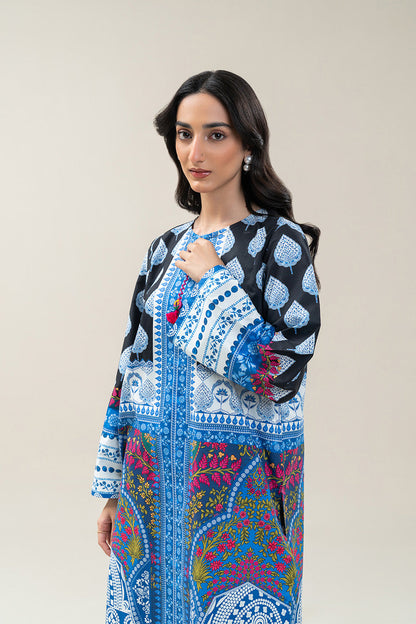PRINTED COTTON VISCOSE SHIRT (PRET)