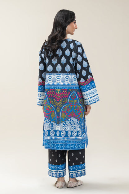 PRINTED COTTON VISCOSE SHIRT (PRET)
