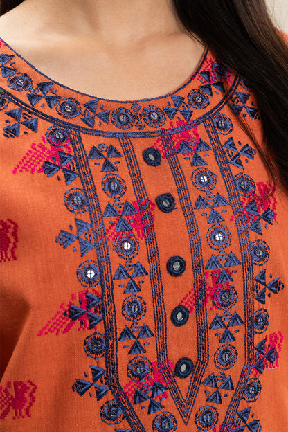 EMBROIDERED  REVERSE JACQUARD SHIRT (PRET)