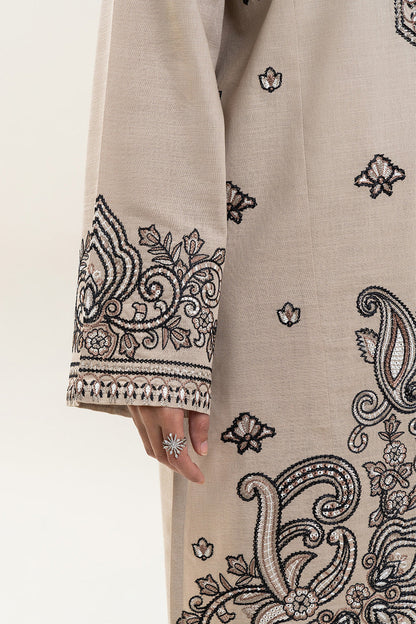 2 PIECE EMBROIDERED KHADDAR SUIT (PRET)
