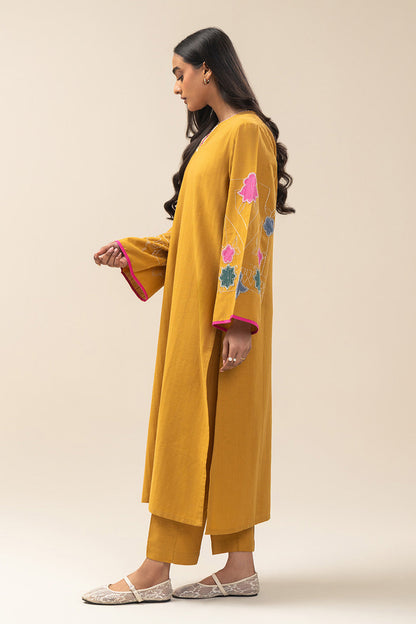 2 PIECE EMBROIDERED DOBBY SUIT (PRET)