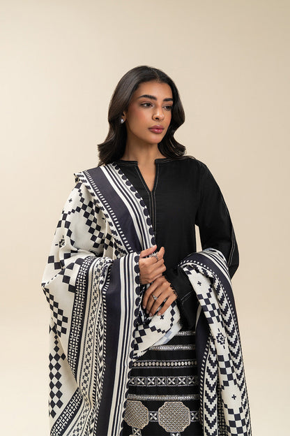 2 PIECE EMBROIDERED KHADDAR SUIT (PRET)