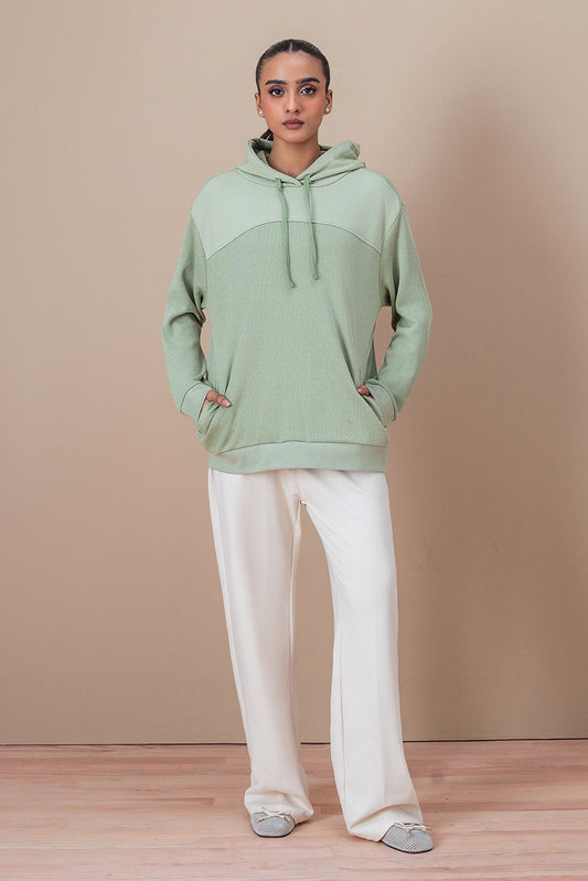 TEXTURED HOODIE