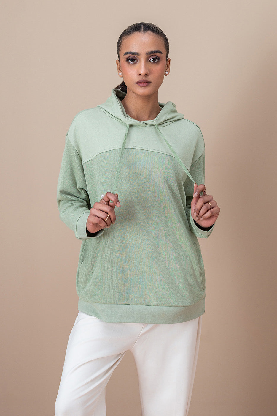 TEXTURED HOODIE