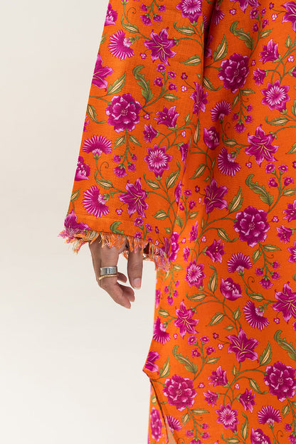 PRINTED KHADDAR SHIRT (PRET)