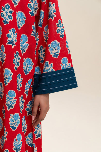 2 PIECE PRINTED DP KHADDAR SUIT (PRET)