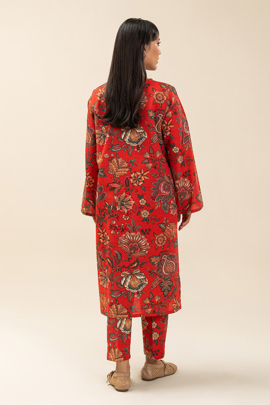 PRINTED KHADDAR SHIRT (PRET)
