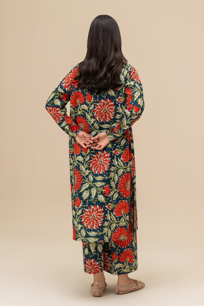 2 PIECE PRINTED KHADDAR SUIT (PRET)