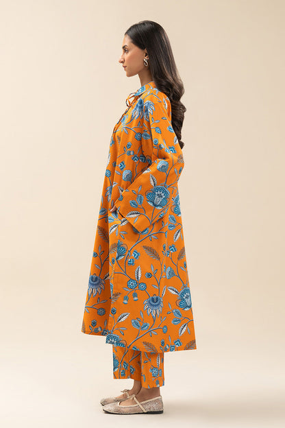 2 PIECE PRINTED COTTON VISCOSE SUIT (PRET)