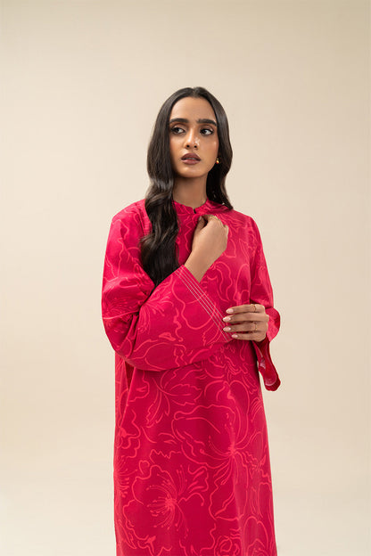 2 PIECE PRINTED COTTON VISCOSE SUIT (PRET)