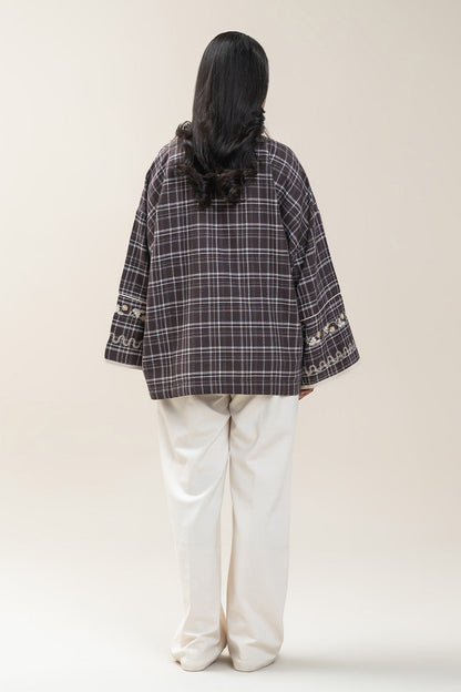 EMBROIDERED DOBBY TOP (PRET)