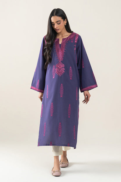 EMBROIDERED JACQUARD SHIRT (PRET)