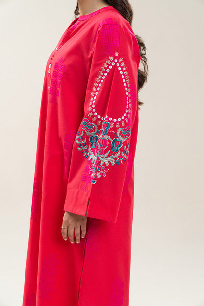 EMBROIDERED JACQUARD SHIRT (PRET)