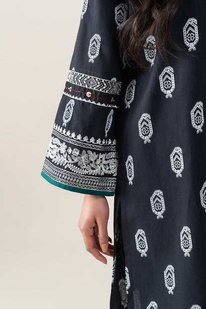 EMBROIDERED JACQUARD SHIRT (PRET)