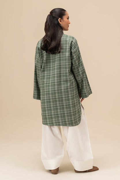 EMBROIDERED DOBBY SHIRT (PRET)